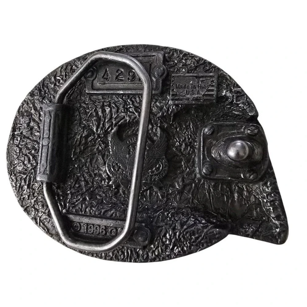 Vintage 1996‎ GAP Milwaukee Road Hiawatha Class F7 4-6-4 Pewter Belt Buckle USA